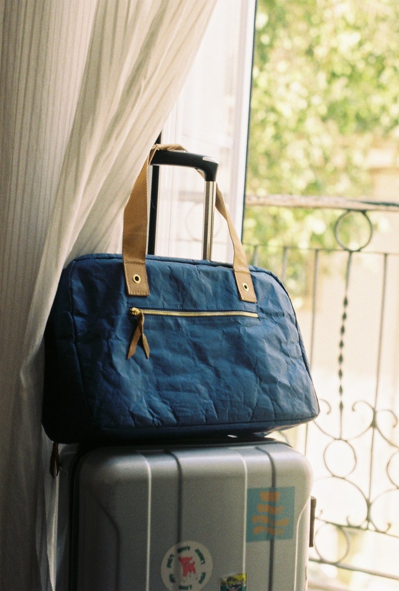 日本时尚手提包 - 手提包/手提袋 - 其他人造纤维 蓝色