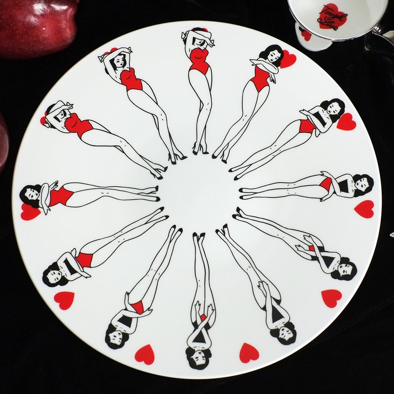 情迷系列 骨瓷 多用装饰餐盘 - 盘子/餐盘/盘架 - 瓷 