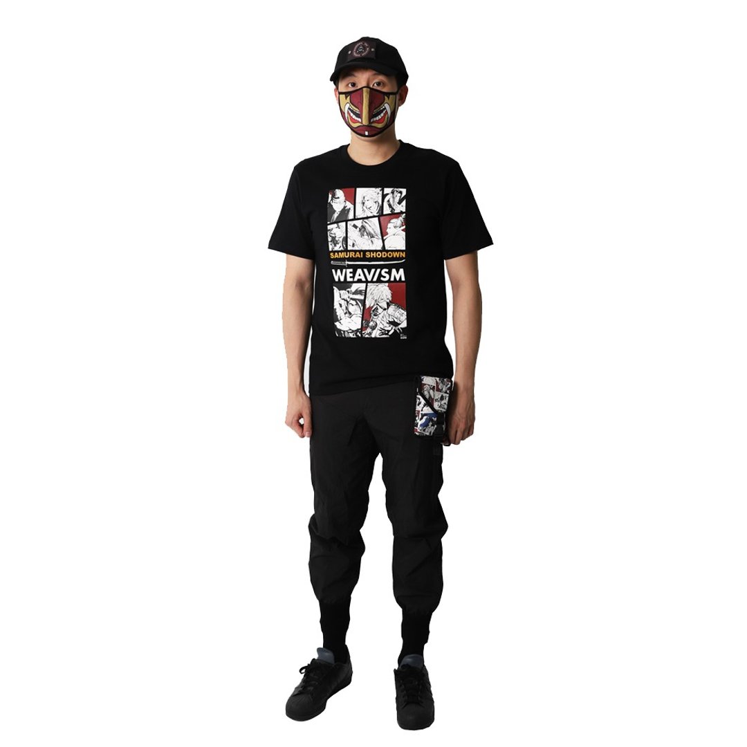 经典人物Tee (黑) - 中性连帽卫衣/T 恤 - 棉．麻 黑色