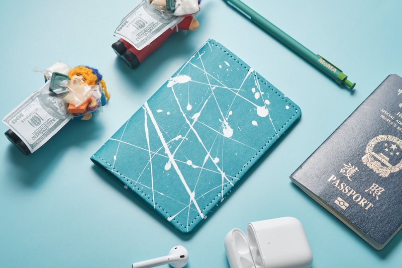 【环保永续】 the splash 墨迹系列 多卡夹护照套 皮革纸 环保 - 护照夹/护照套 - 纸 