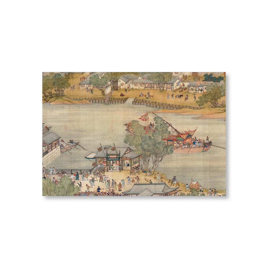 【明信片・Postcard】清院本・清明上河图 官船 - 卡片/明信片 - 纸 多色