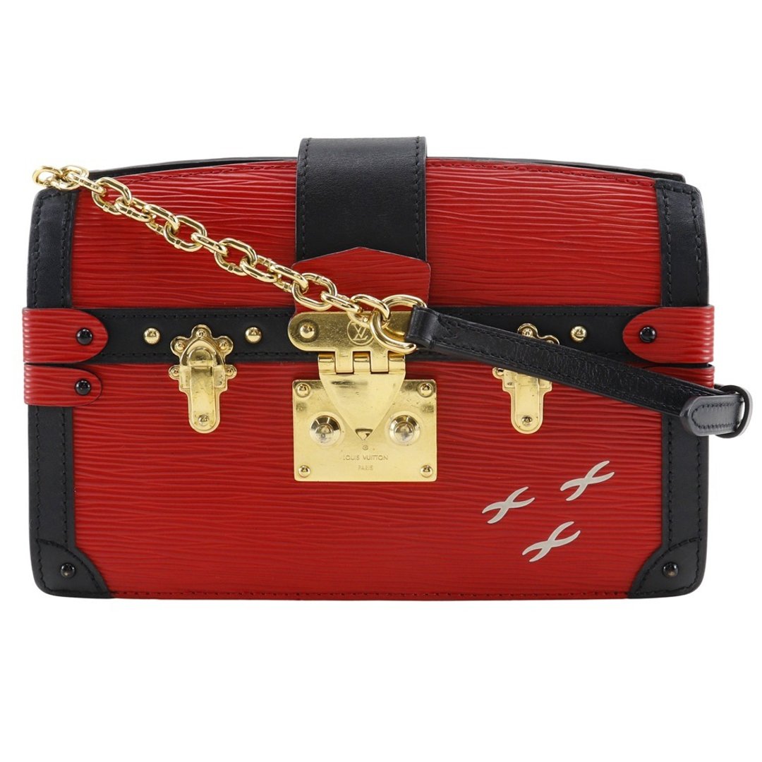 【日本直送】路易威登 LOUIS VUITTON Trunck Clutch 肩背包 2WAY M51697 Epi 皮革 红色 女仕【二手】 - 侧背包/斜挎包 - 真皮 红色