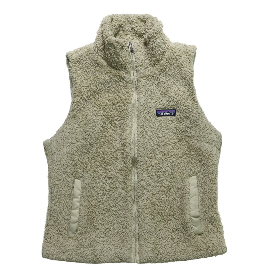 Patagonia 卡其色抓毛绒背心 古着背心 - 女装背心 - 聚酯纤维 卡其色
