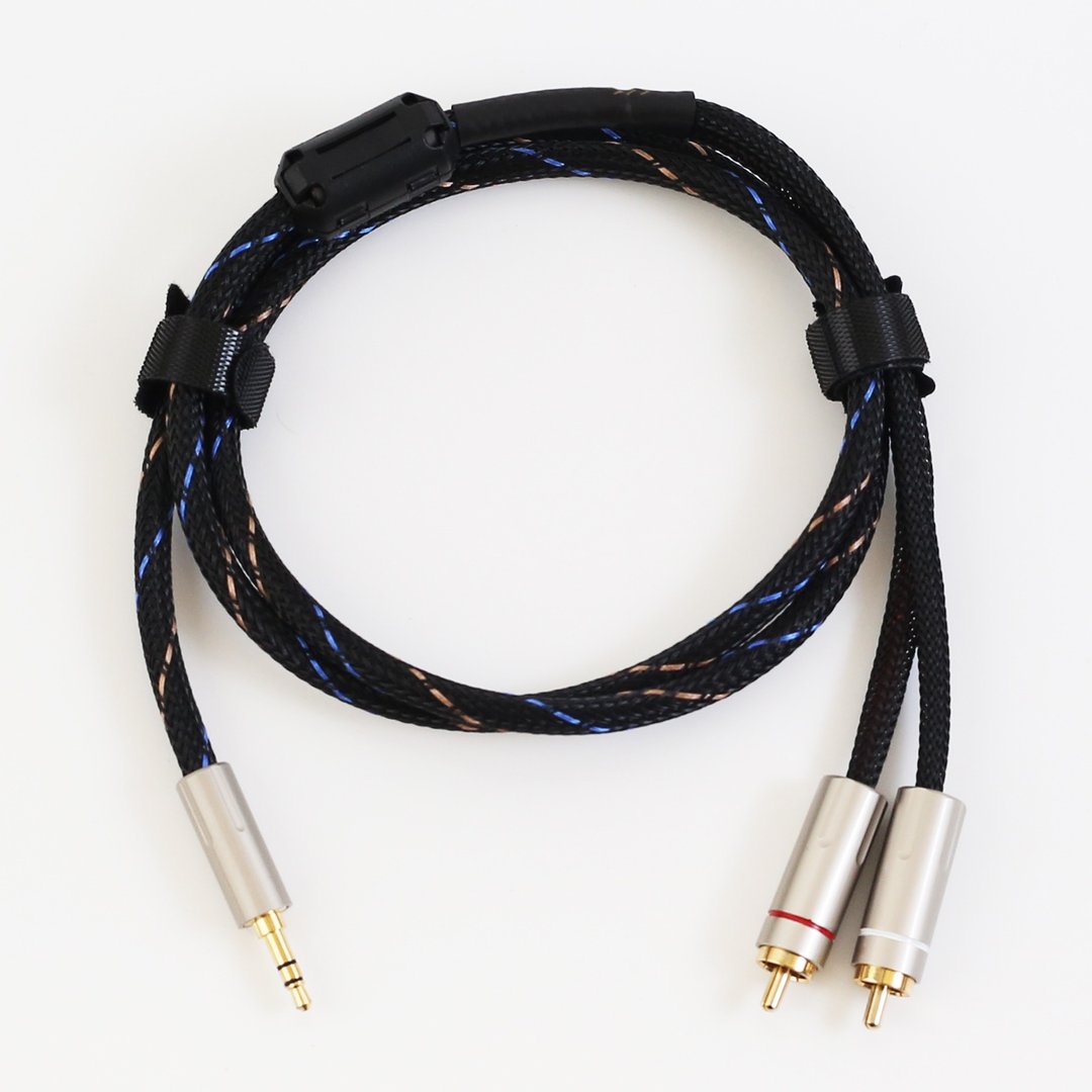 极美日本佳耐美音频线 3.5mm - 2RCA【川木】全新现货【W112】 - 数码小物 - 其他金属 