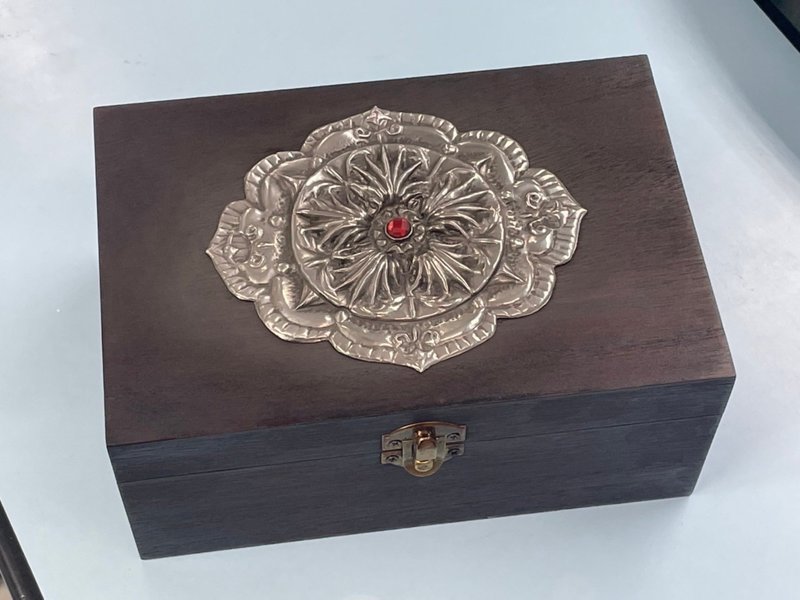 典雅珠宝盒【锡雕】 - 金工/饰品 - 其他金属 