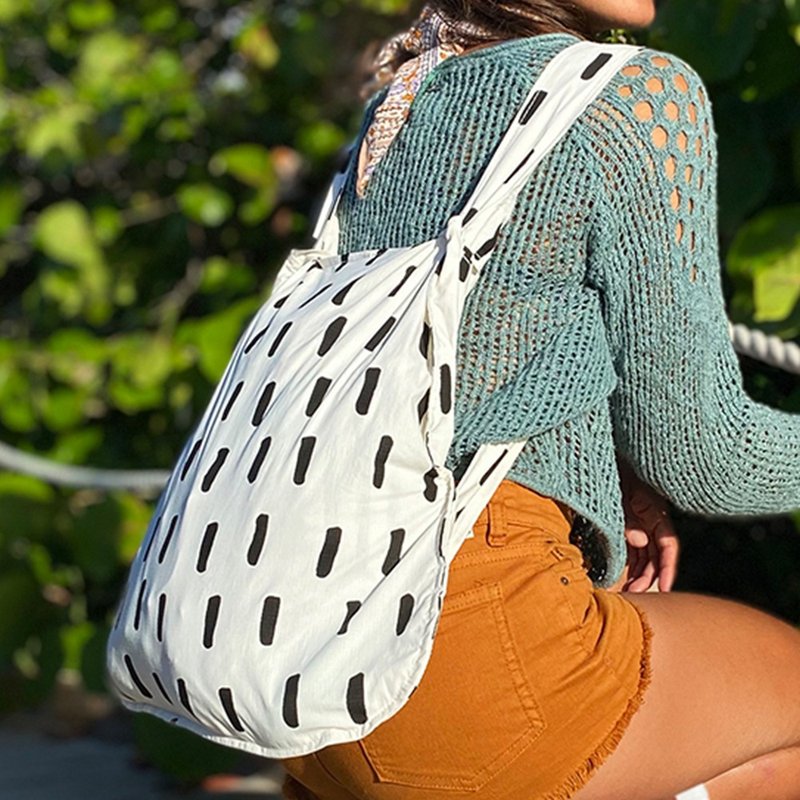 德国 Notabag 三用后背包/购物袋/手提袋/肩背袋 - 黑蕴 - 后背包/双肩包 - 棉．麻 多色