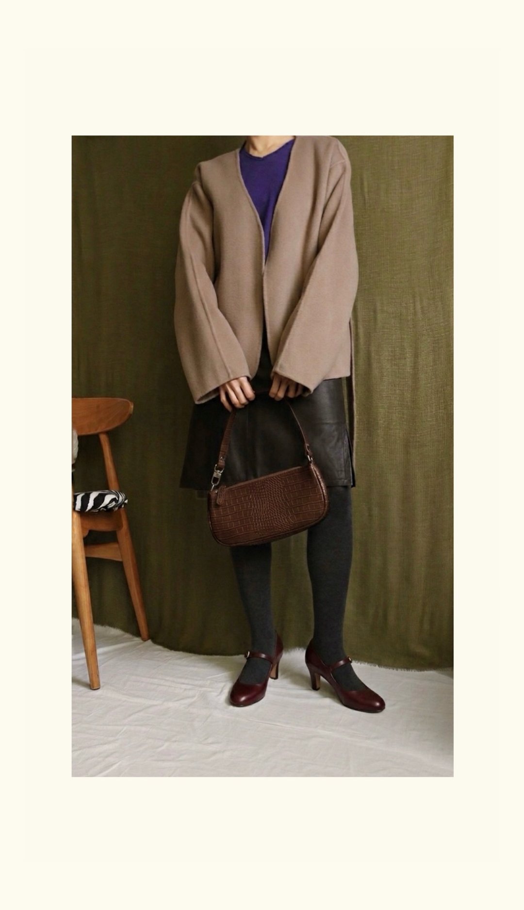 亲肤Jules Jacket 高含量cashmere羊毛外套 灰棕已补货 - 女装休闲/机能外套 - 羊毛 