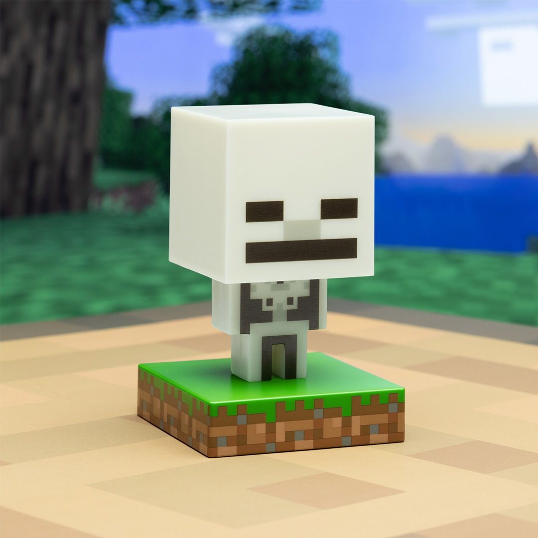 官方授权Minecraft 麦块骷髅小夜灯 - 灯具/灯饰 - 塑料 多色