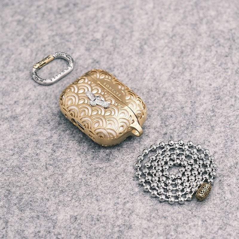 【时尚饰物】 SOULITE Eagle Vibes Gold 苹果 AirPods Pro 1&2 - 其他 - 不锈钢 