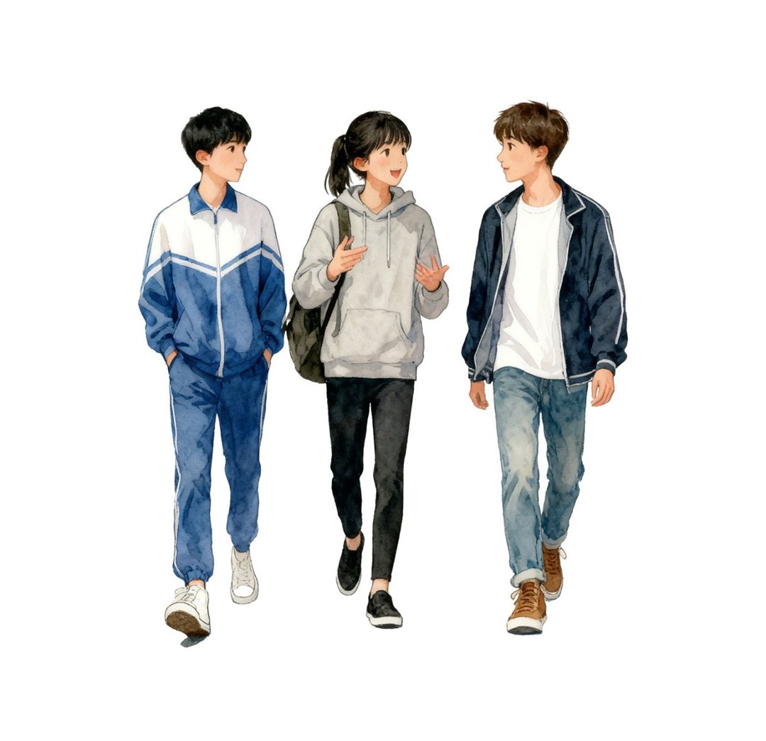校园男女 PET 纸胶带 - 纸胶带 - 其他材质 多色