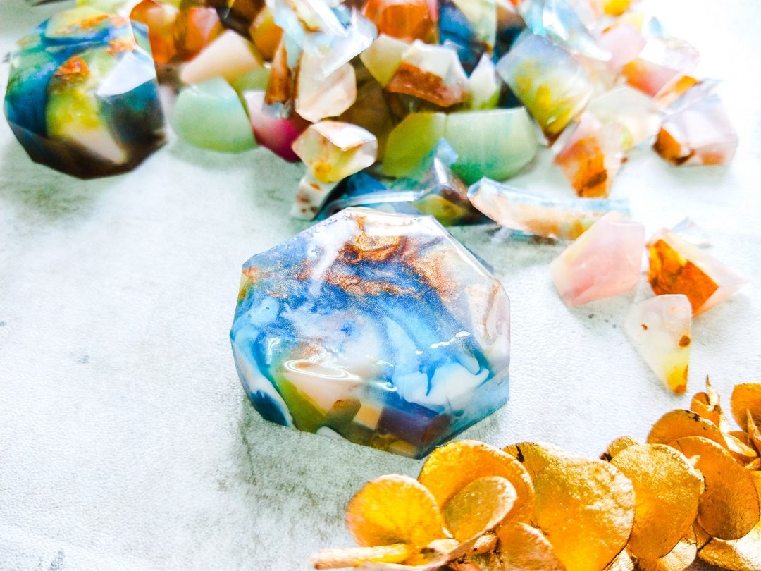 云彩矿 宝石皂创作课 / Fluorite soap (双人即可开班/实体/体验) - 蜡烛/香氛 - 其他材质 