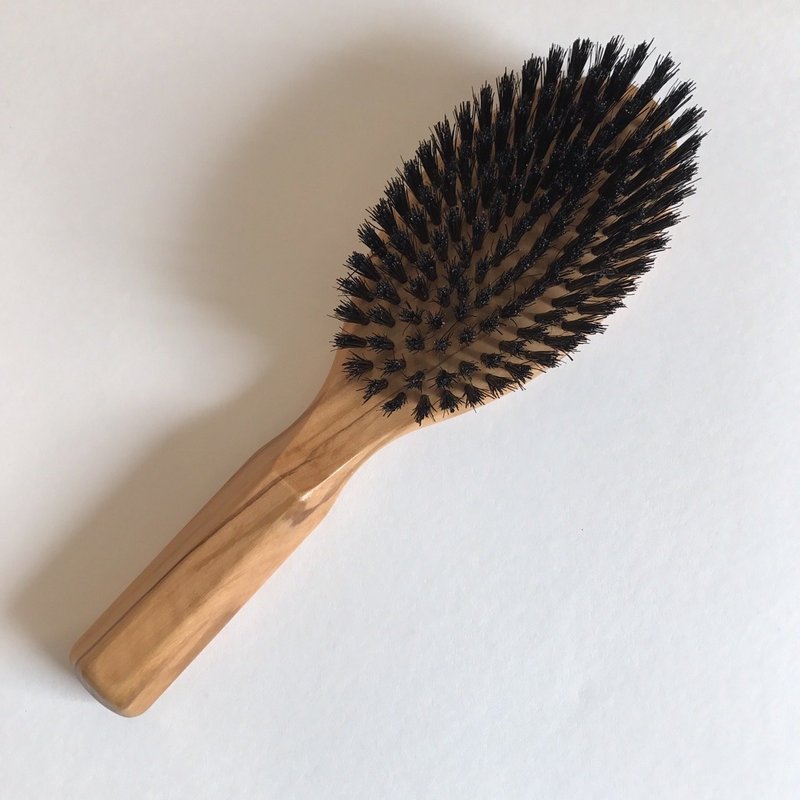 Redecker_ 椭圆大猪毛梳子 - 彩妆刷具/镜子/梳子 - 木头 咖啡色