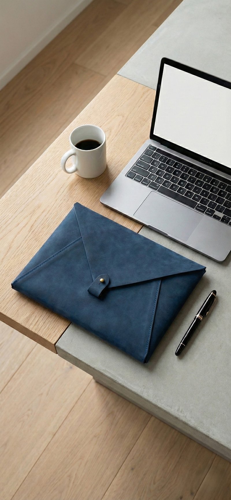 建筑几何系列 - The Monolith 全手工缝制植鞣革电脑套 13, 15吋 - 电脑包 - 真皮 