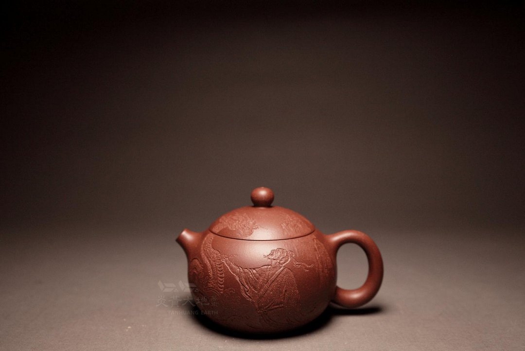 【天上人】程刚&柯沁钰 两位名师联袂共创 文革底槽清 180cc - 茶具/茶杯 - 陶 咖啡色