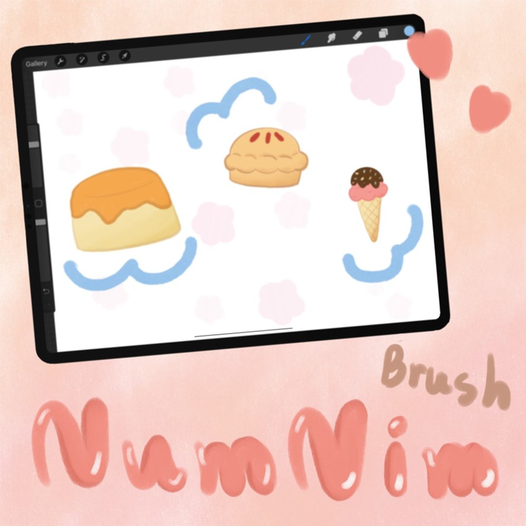 Digital product Brush NumNim Set (For personal use only) - 其他 - 其他材质 
