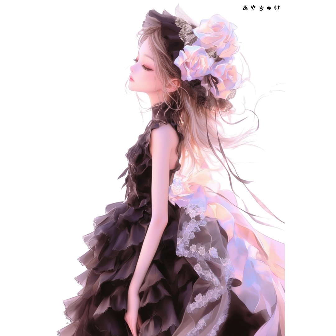 【3 月新品 1】07-117-0090 人物贴纸 轻透感装饰 - 贴纸 - 纸 