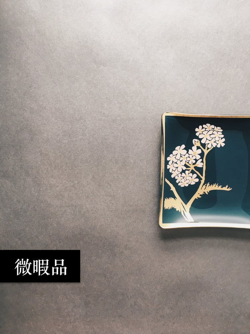 【惜物计划 】新婚礼 手工工艺箔技法 维纳斯的治愈方器西洋蓍草 - 摆饰 - 玻璃 金色