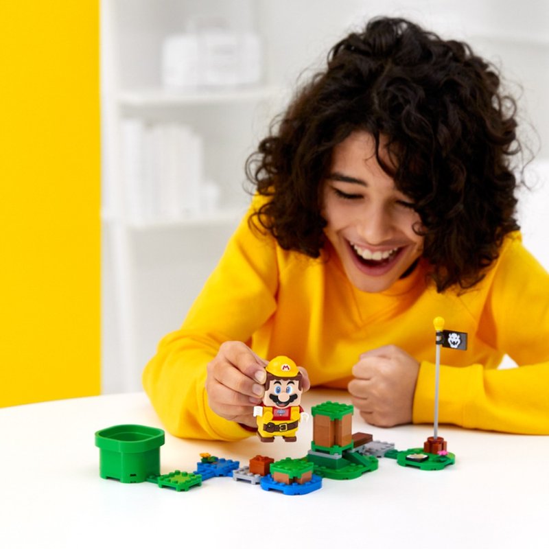 LEGO乐高 超级玛利欧系列 建筑工玛利欧Power-Up套装 71373 - 桌游/玩具 - 其他材质 