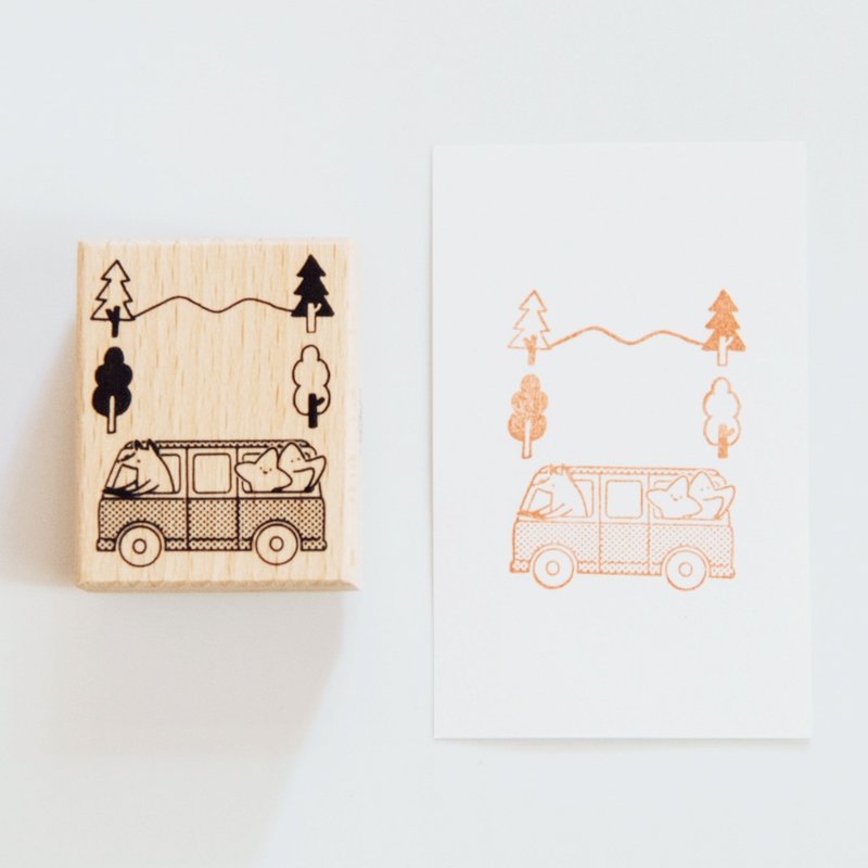 狐吉出发 Departure | 单颗印章 - 印章/印台 - 木头 