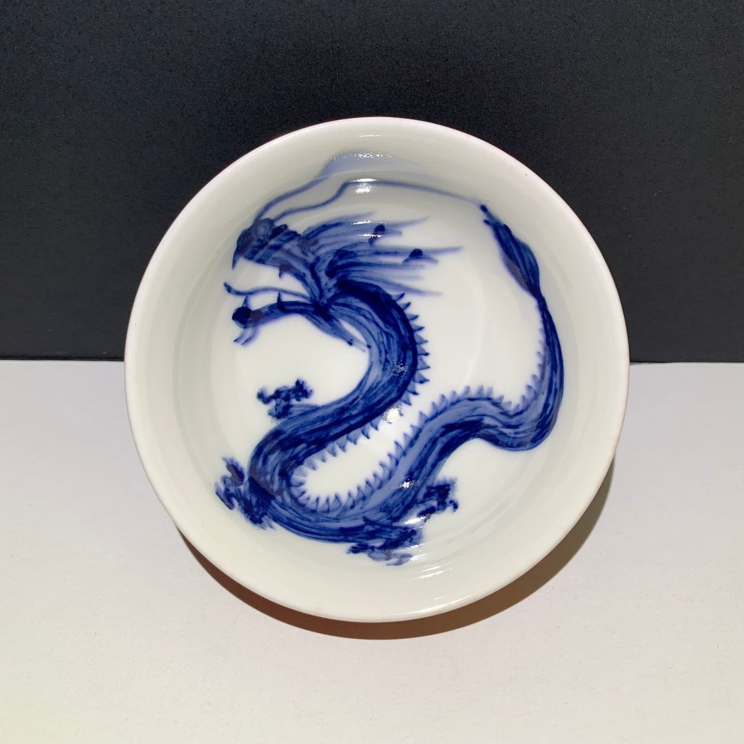 手绘祥龙-孔雀开屏茶杯 80ml 邱毓宁 莺歌烧 G2-04 - 茶具/茶杯 - 瓷 多色