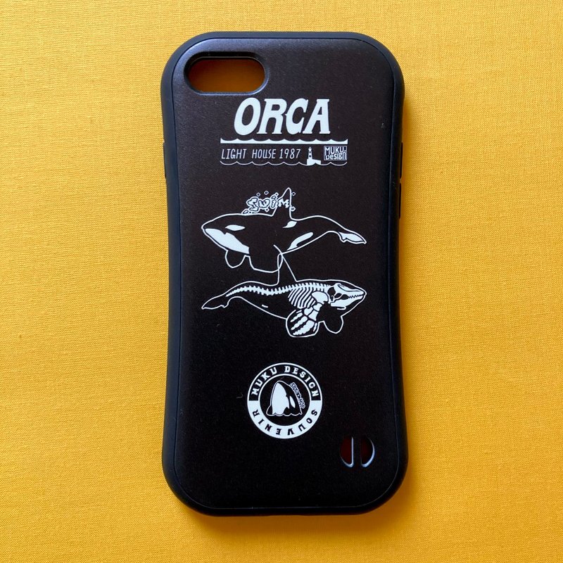 Orca [兼容于 iPhone 15] Orca Light House Orca黑握把保护壳，适用于 iPhone [多种型号可选] - 手机壳/手机套 - 塑料 黑色