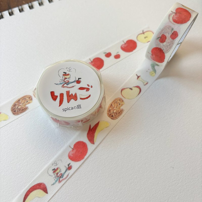 苹果 / muu酱 15mm×7m 和纸胶带 - 纸胶带 - 纸 