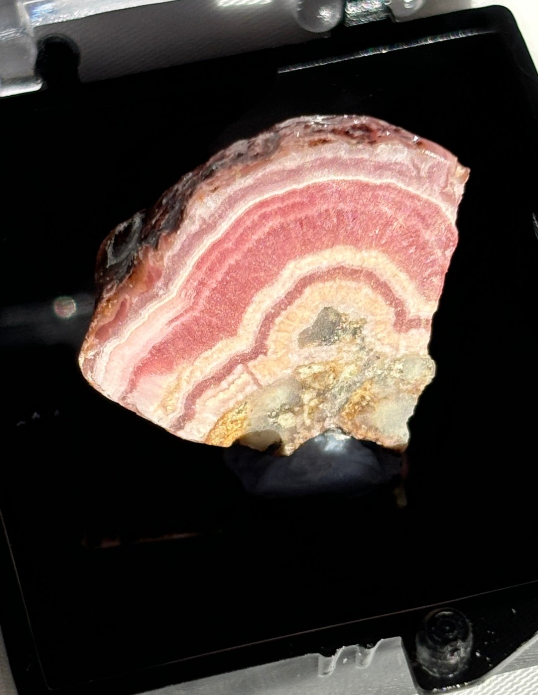 阿根廷红纹石水晶 蕾丝花纹 原石 精品 水晶 摆设 pendant jewelr - 摆饰 - 水晶 粉红色