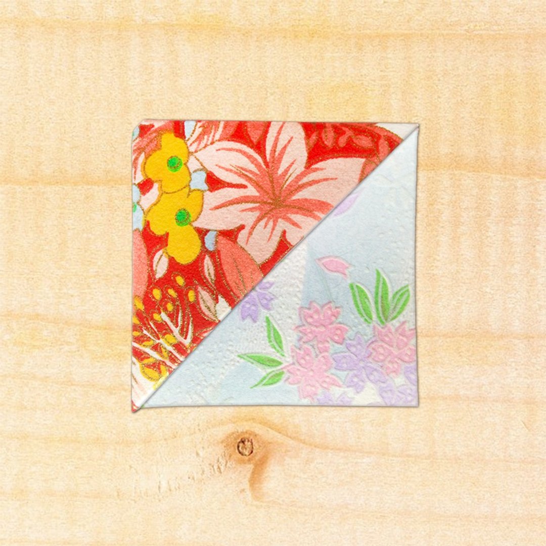 花角书签 -日本进口和纸 / 手工书签-bookmark#050 - 书签 - 纸 