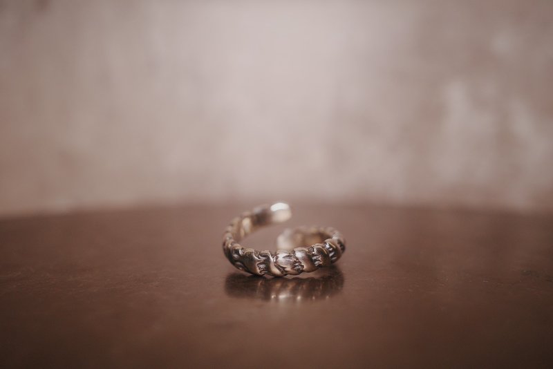 誓约戒指 Bound Pact ring - 戒指 - 银 