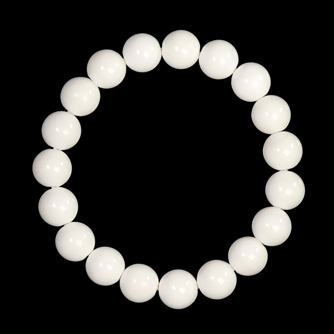 【正佳珠宝】砗磲 高品老砗磲贝 10mm 砗磲手珠 - 手链/手环 - 半宝石 多色
