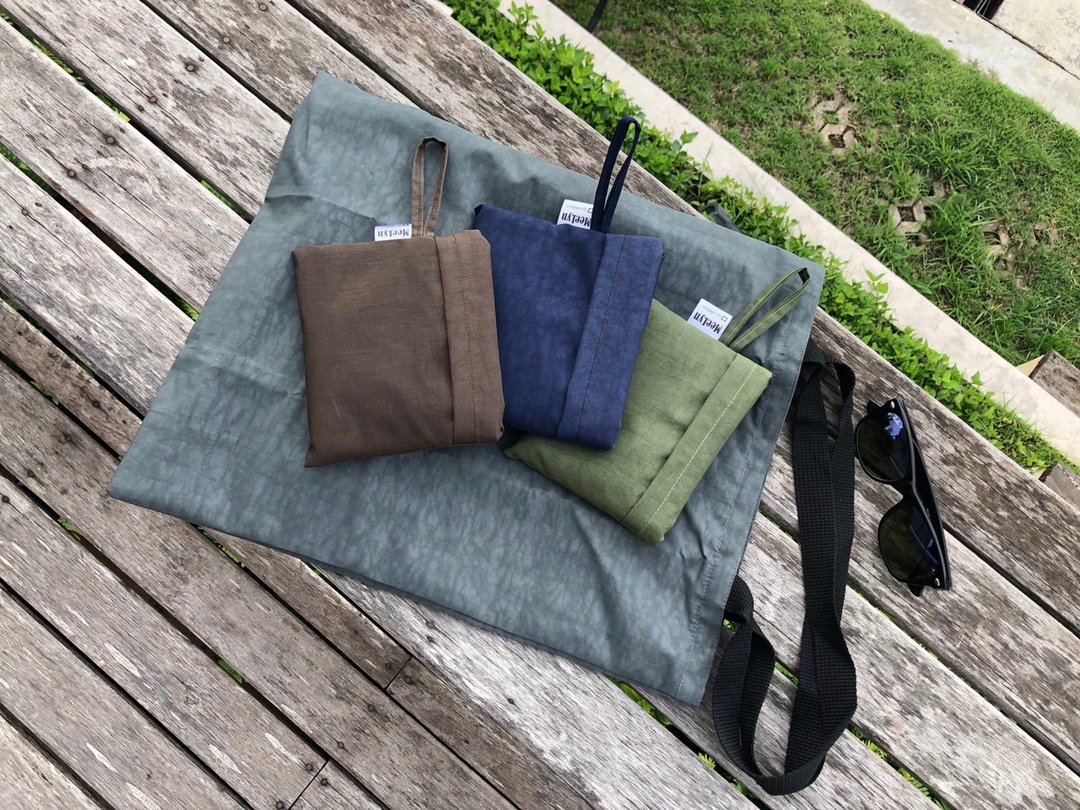 Shopping Travel Shoulder Bag - 手提包/手提袋 - 防水材质 蓝色