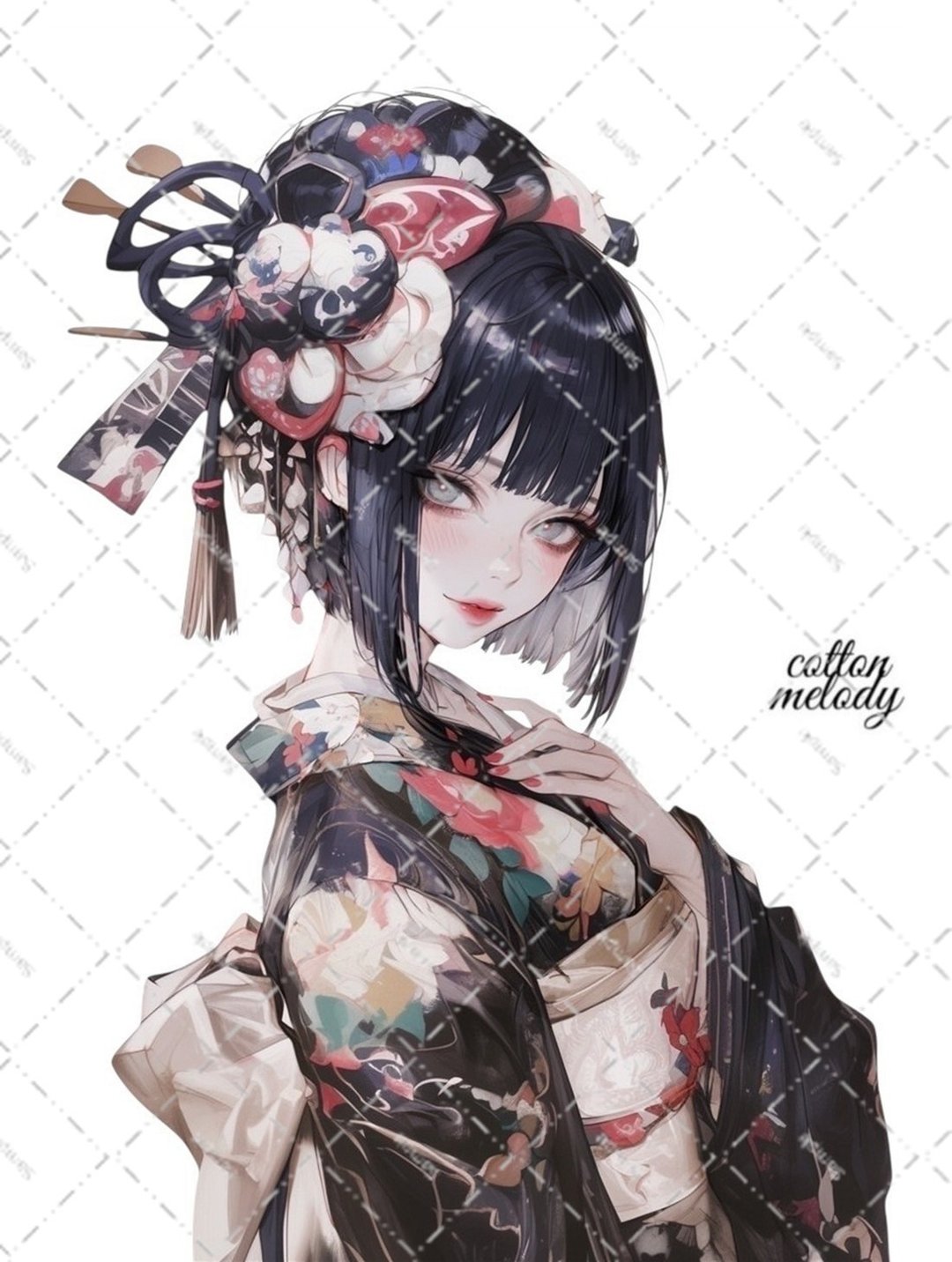 原创贴纸 no.6901 人物贴纸 原创贴纸 人物贴纸 女孩贴纸 原创人物贴纸 - 贴纸 - 纸 