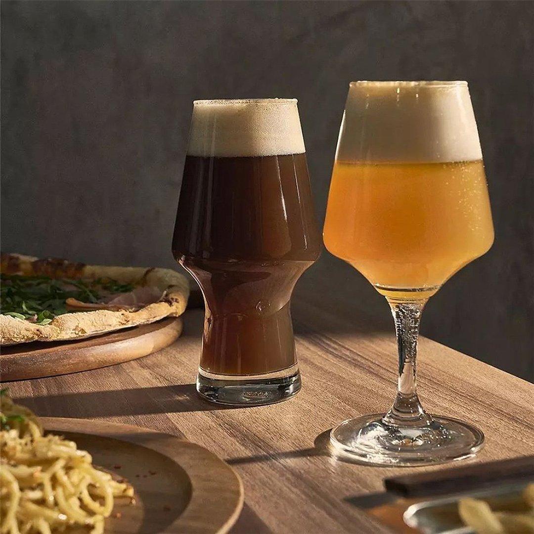Ocean Craft beer 精酿啤酒杯 390ml - 酒杯/酒器 - 玻璃 白色