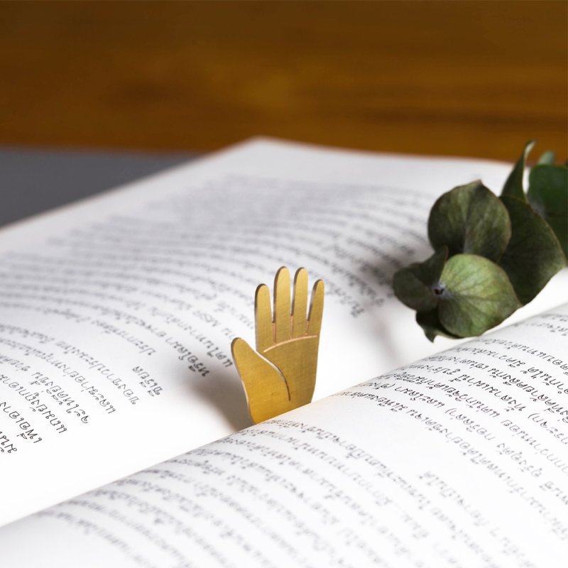 Pica Hand bookmarks - 书签 - 其他金属 金色