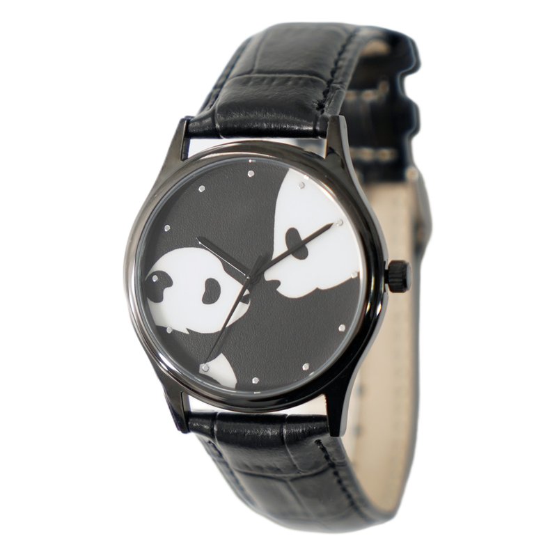 熊猫手表 全球包邮 - 男表/中性表 - 不锈钢 黑色