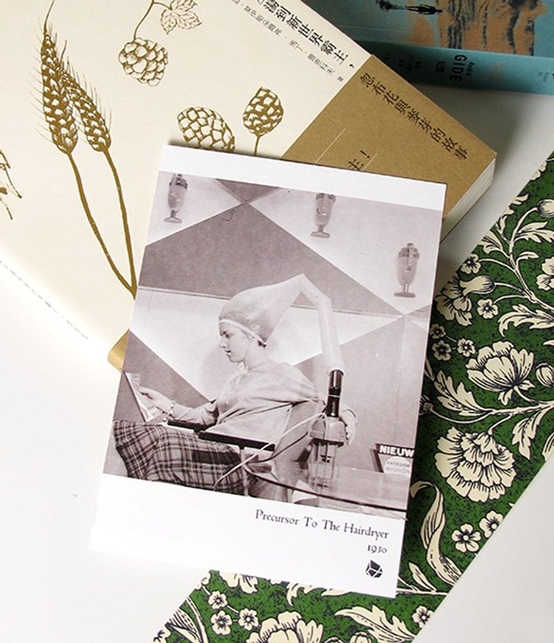 【Mapus】自动干发设备－明信片 - 卡片/明信片 - 纸 银色