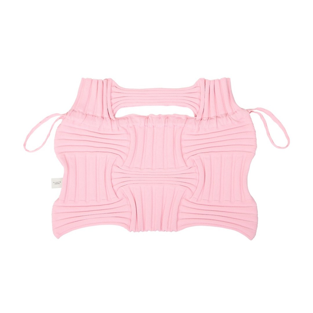 Big Bow Bag - 浅粉色 - 手提包/手提袋 - 环保材料 粉红色