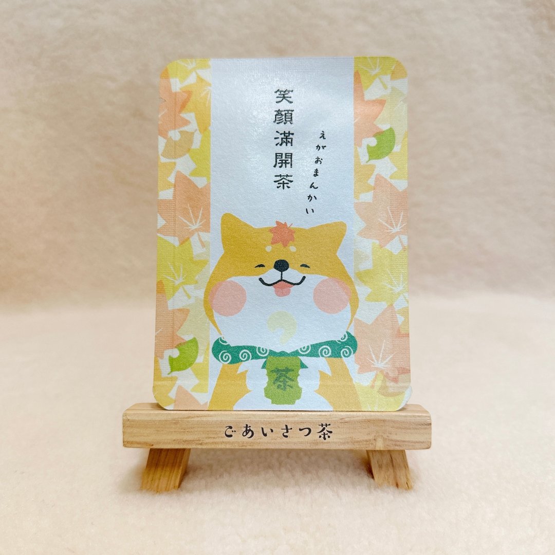 问候茶包_笑颜满开茶 秋天来了_京都玉露円缘茶1包入 - 茶 - 纸 多色