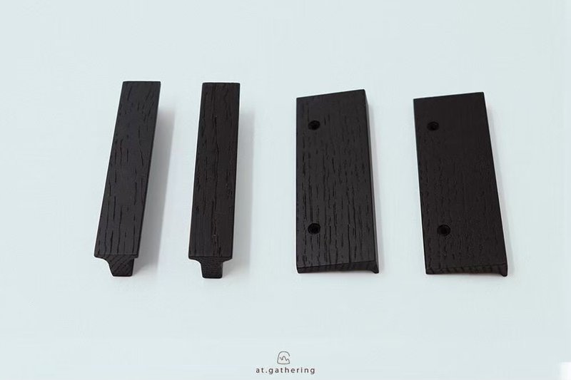| 客订 | MT系列 雾黑 10cm(门厚18mm) / 20cm(门厚21mm) - 摆饰 - 木头 黑色