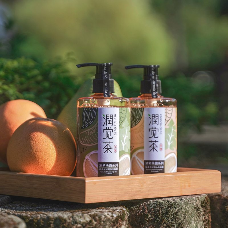 【茶宝 润觉茶】柚香轻盈茶籽洗发露 350ml - 洗发用品 - 其他材质 