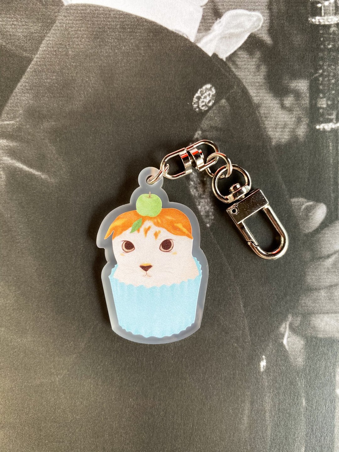 Keychain - Cup of cat - 吊饰 - 压克力 多色