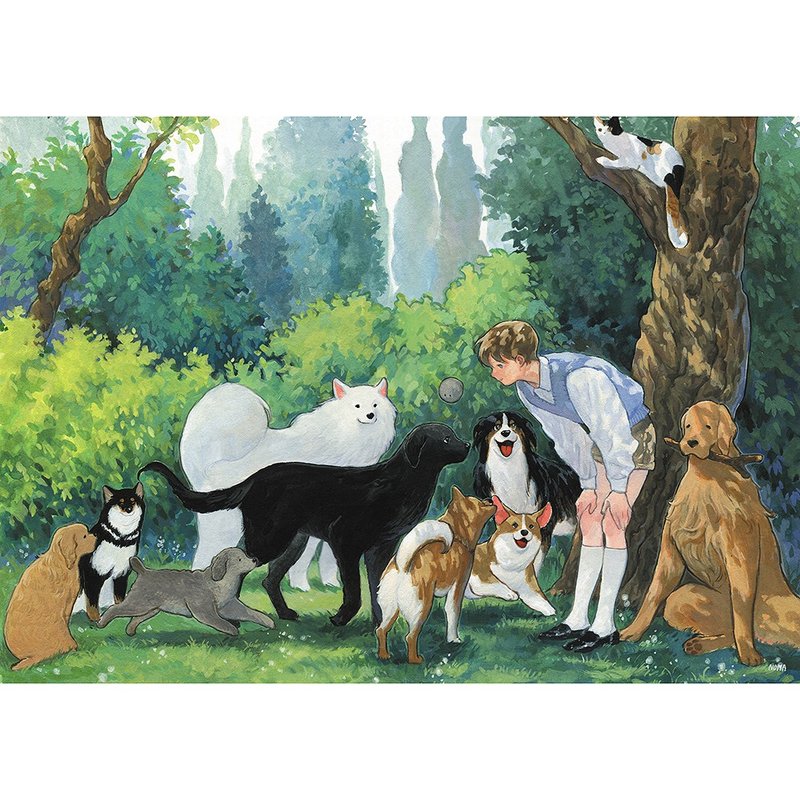 Nice to meet you again today | NOMA | korea illust Art poster A4 | Water color - 海报/装饰画/版画 - 纸 多色