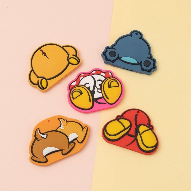 【疗愈小物】迪士尼 Disney 硅胶屁屁钥匙套 钥匙包 - 钥匙链/钥匙包 - 其他材质 