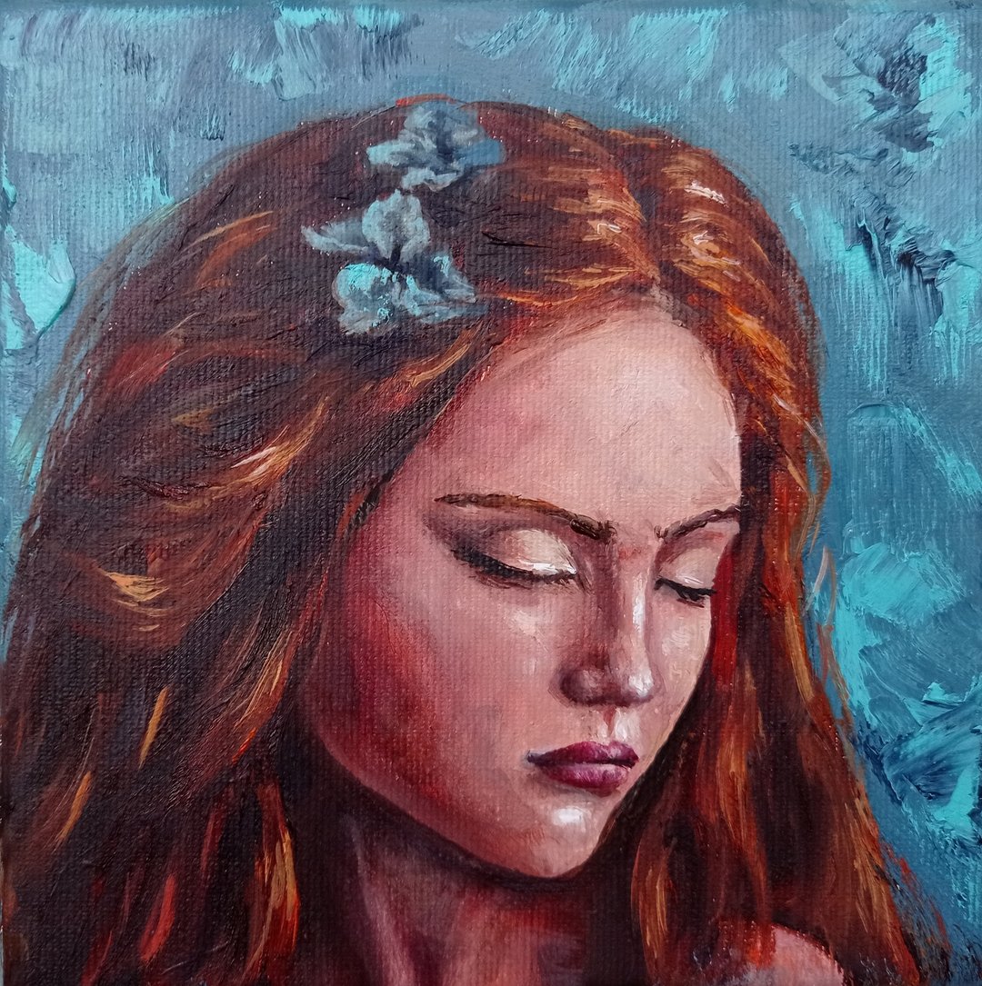 Girl Handmade Painting Fairy Wall Art Original Wall Decor Living Room Picture - 海报/装饰画/版画 - 其他材质 多色