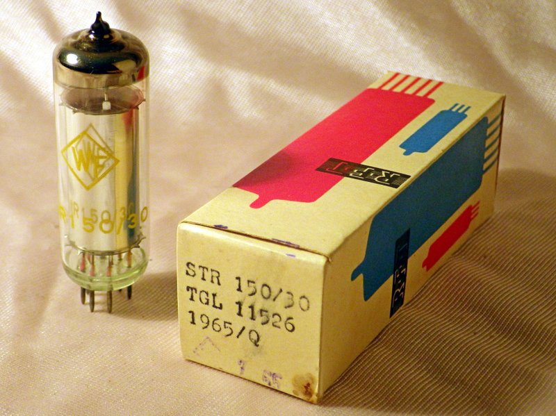 1x STR150/30 WF RFT 電壓調節器管 NOS 盒全新 = 0A2 STV150/30 - 其他 - 玻璃 
