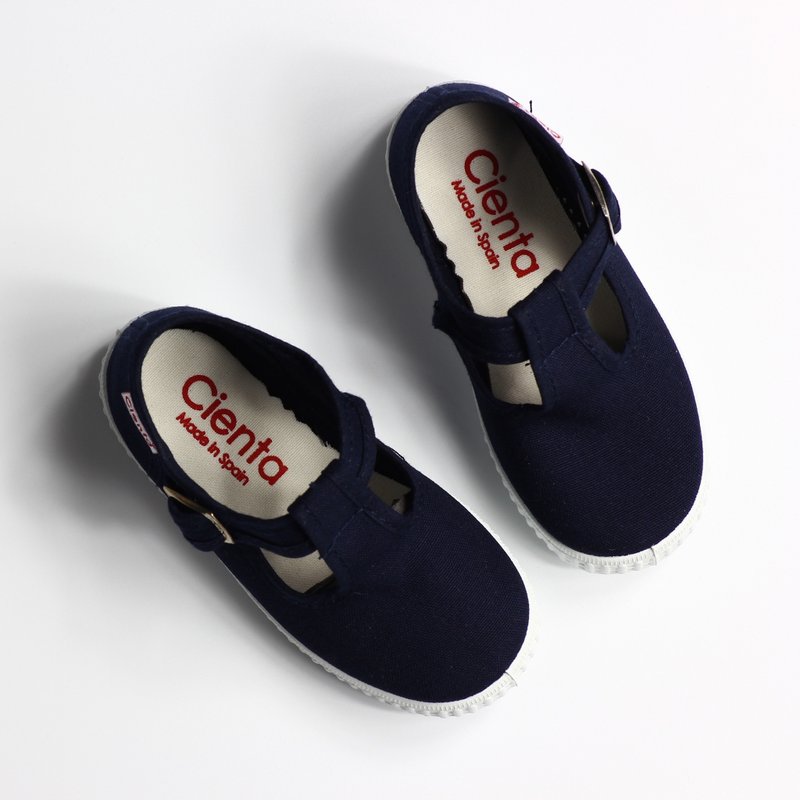 西班牙国民帆布鞋 CIENTA 51000 77深蓝色 童鞋尺寸 - 童装鞋 - 棉．麻 蓝色
