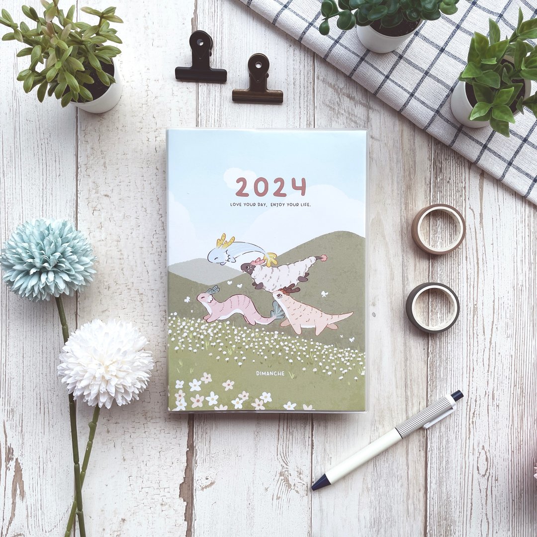 迪梦奇 2024发现新农历 奔跑 - 笔记本/手帐 - 纸 多色