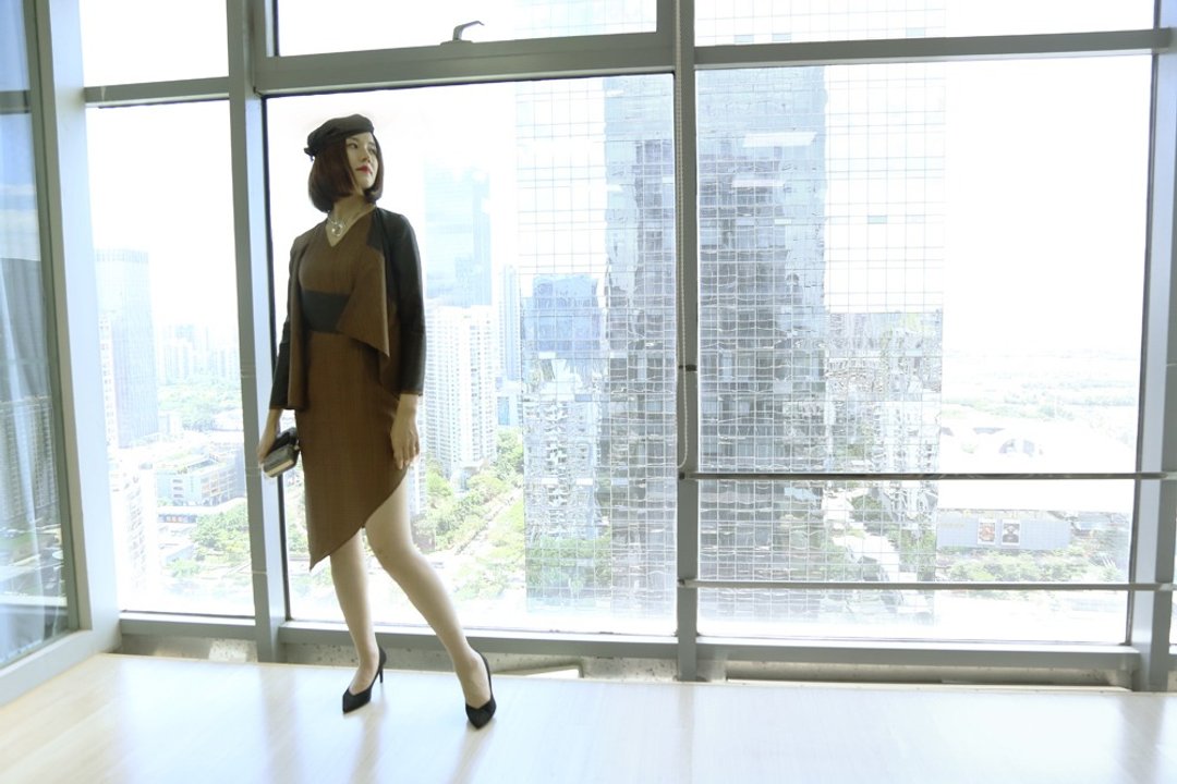香云纱正反两穿外套 两翻书 时尚混搭 - 女装休闲/机能外套 - 丝．绢 黑色