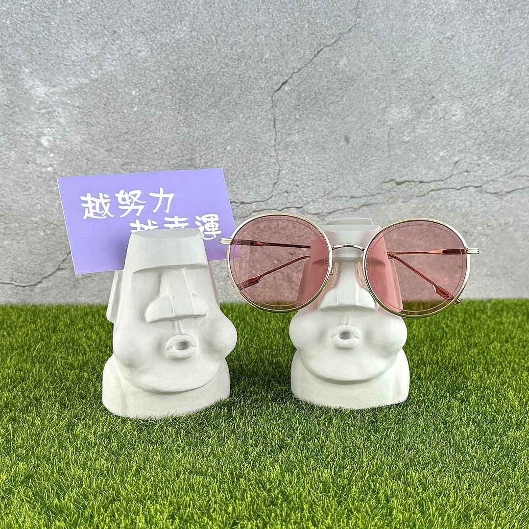 水泥摩艾 Moai－摩艾名片架 摩艾眼镜架 - 玩偶/公仔 - 水泥 灰色
