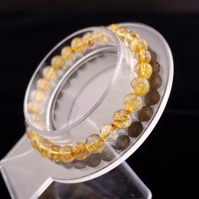 宝丽金珠宝-天然钛晶手珠 - 手链/手环 - 水晶 